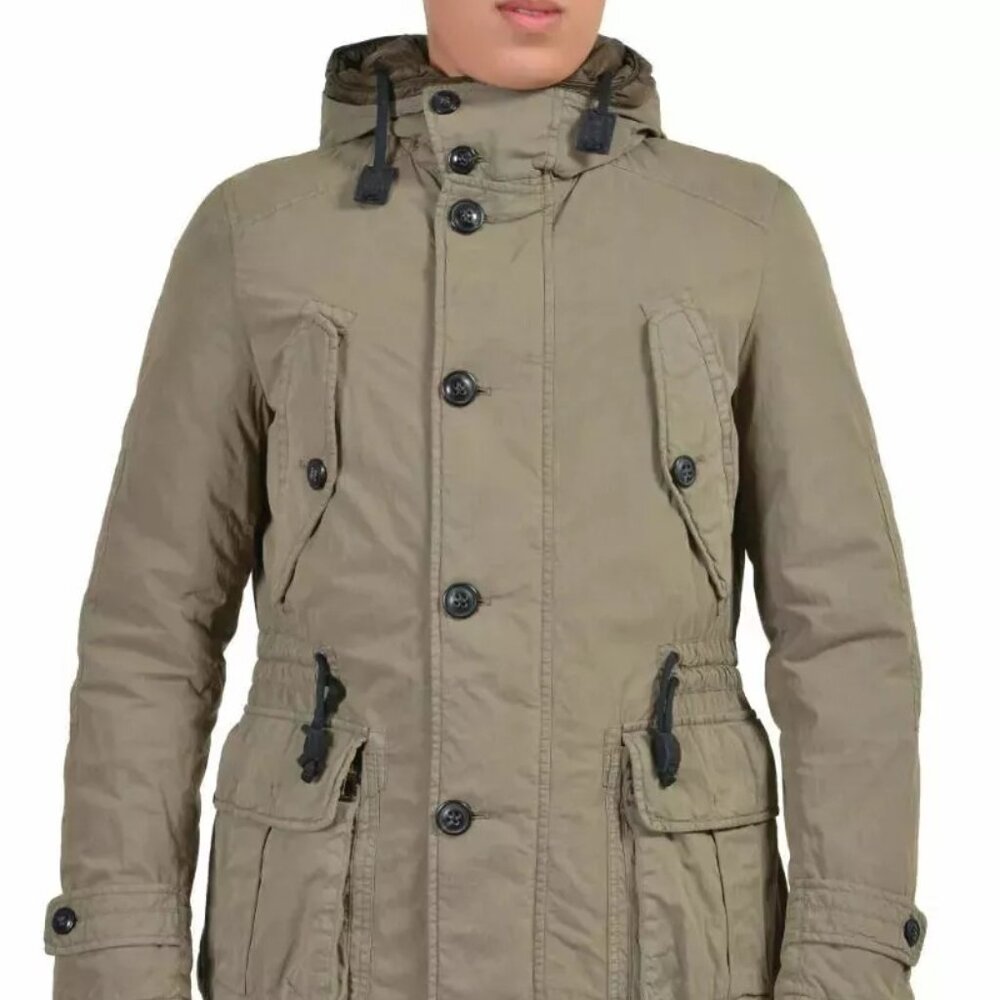 Ballantyne Beige Full Zip Hooded Insulated Parka Jacket Size XS Retail $1050
